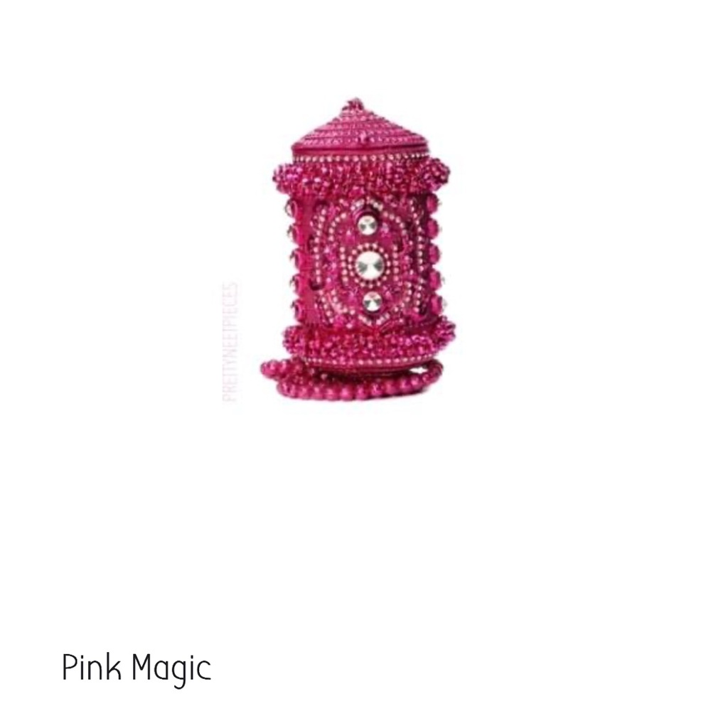 Pink Diamond Metal Purse